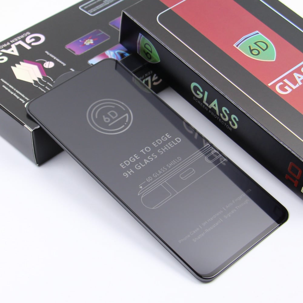 Hærdet skærmbeskyttelse til iPhone 16 Pro Max Sort Frame 10-pak