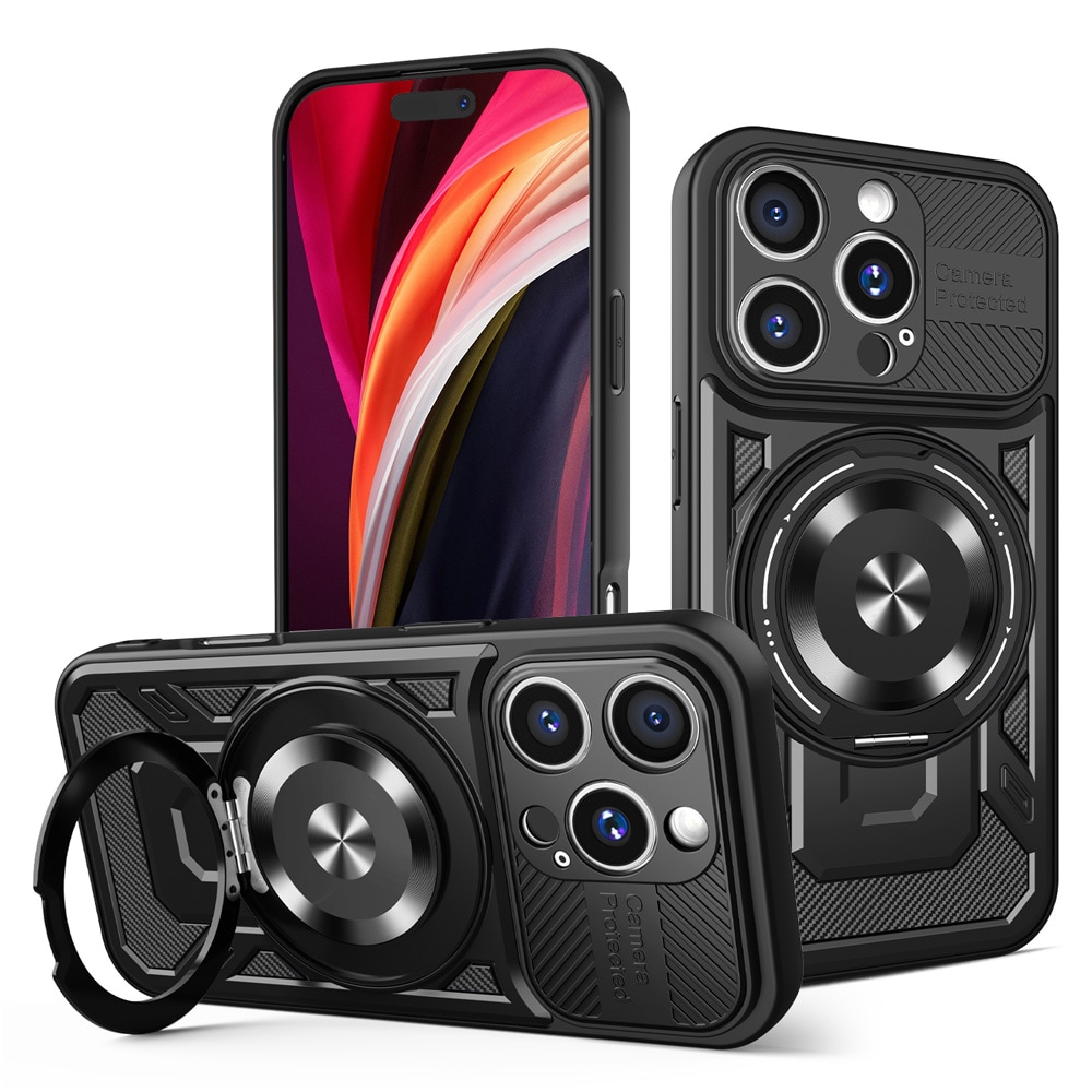 Beskyttelsesetui med MagSafe til iPhone 16 Pro - Svart