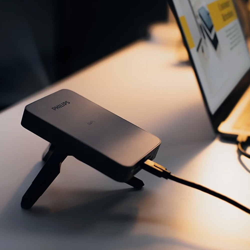 Philips GoPix 1 mini projektor med 1080p-opløsning / DLP-projektor / billedprojektor / videoprojektor