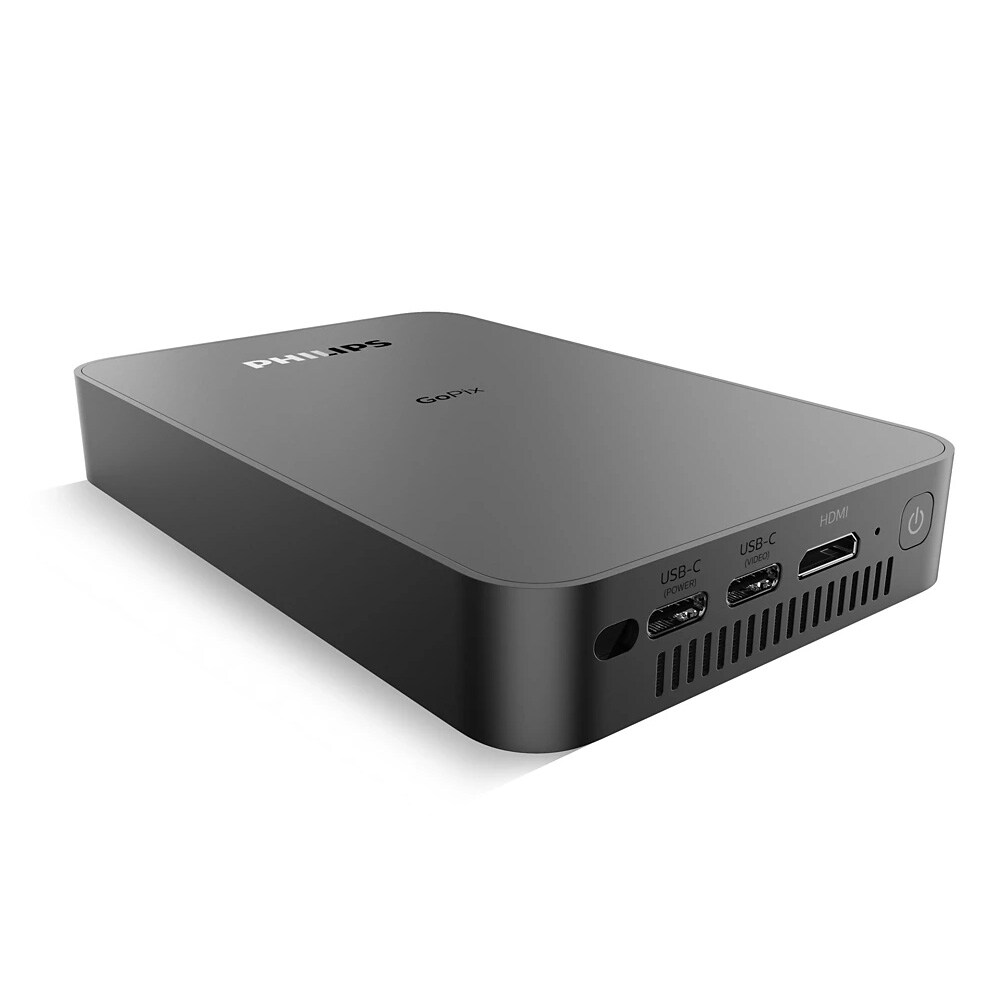 Philips GoPix 1 mini projektor med 1080p-opløsning / DLP-projektor / billedprojektor / videoprojektor