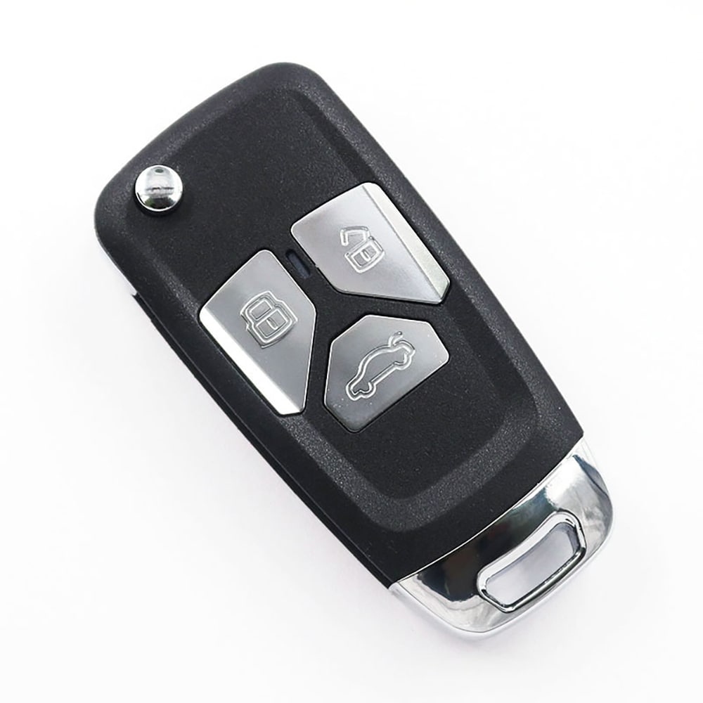 Bilnøgleskal med 3 knapper til Audi A4/A5/A6/.VVDI.