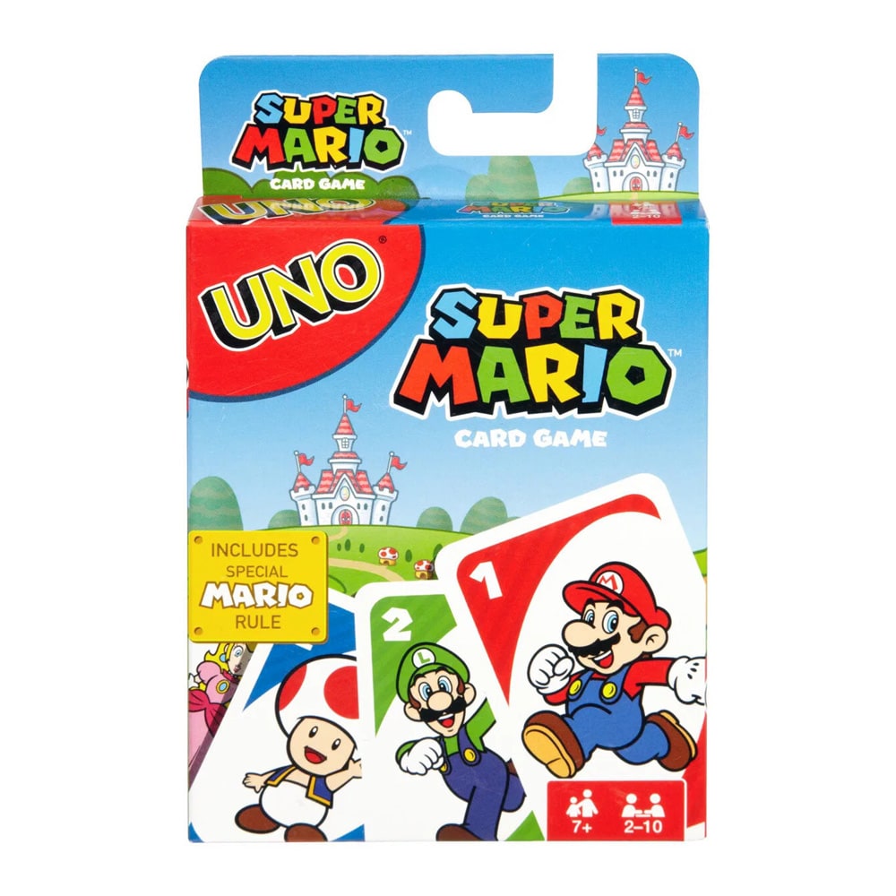 UNO Super Mario Edition - Kortspil med specialkort og ikoniske figurer