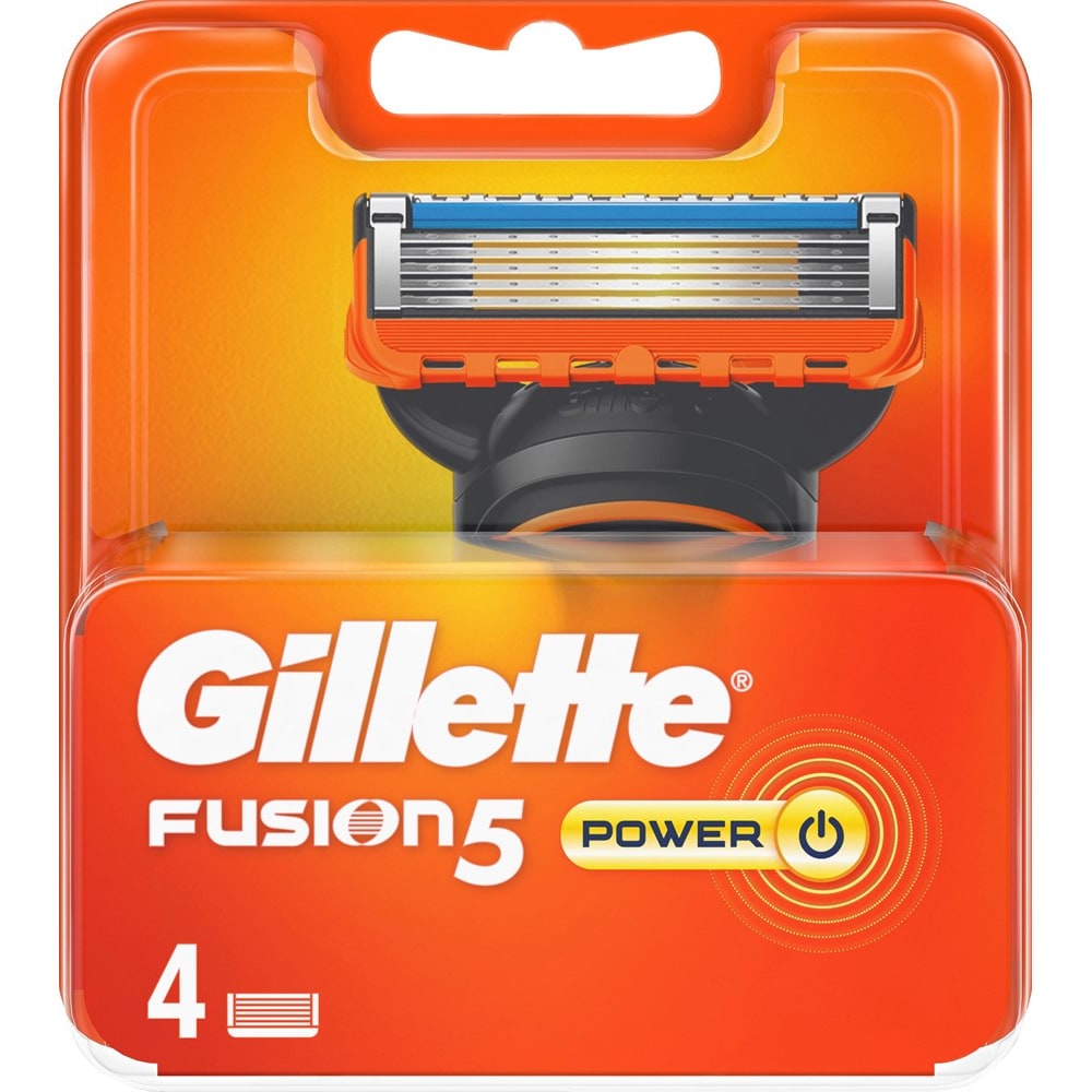 Gillette Fusion5 Power Razor 4-pak