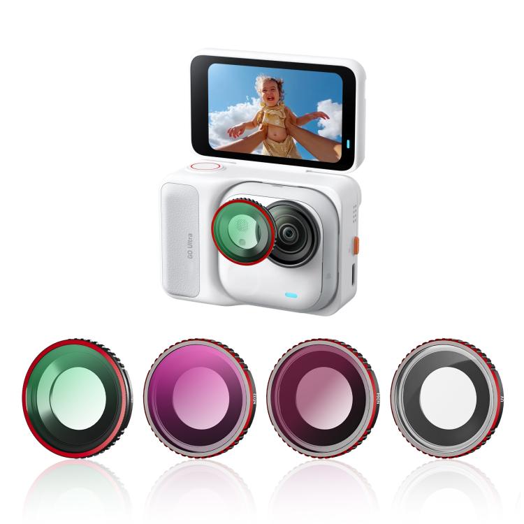 Objektivfilter til Insta360 GO Ultra ND / UV /CPL / Black Mist 1/4