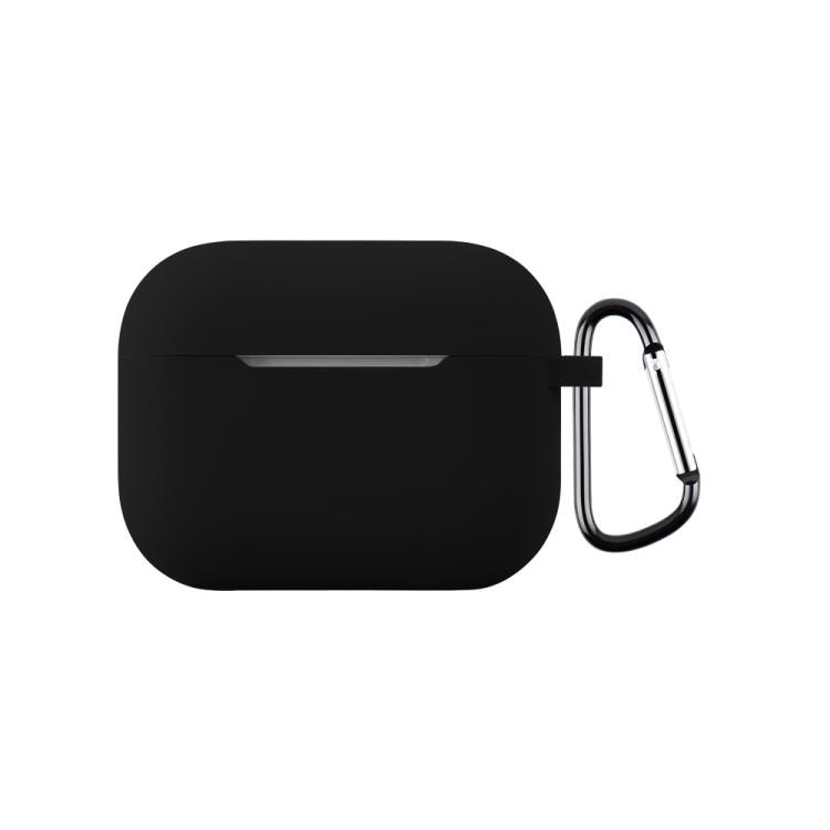 Silikoneovertræk med kabinekrog til AirPods Pro 3 - Svart