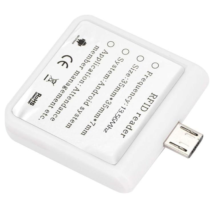 RFID-læser 13,56 MHz / 14443A med MicroUSB-stik