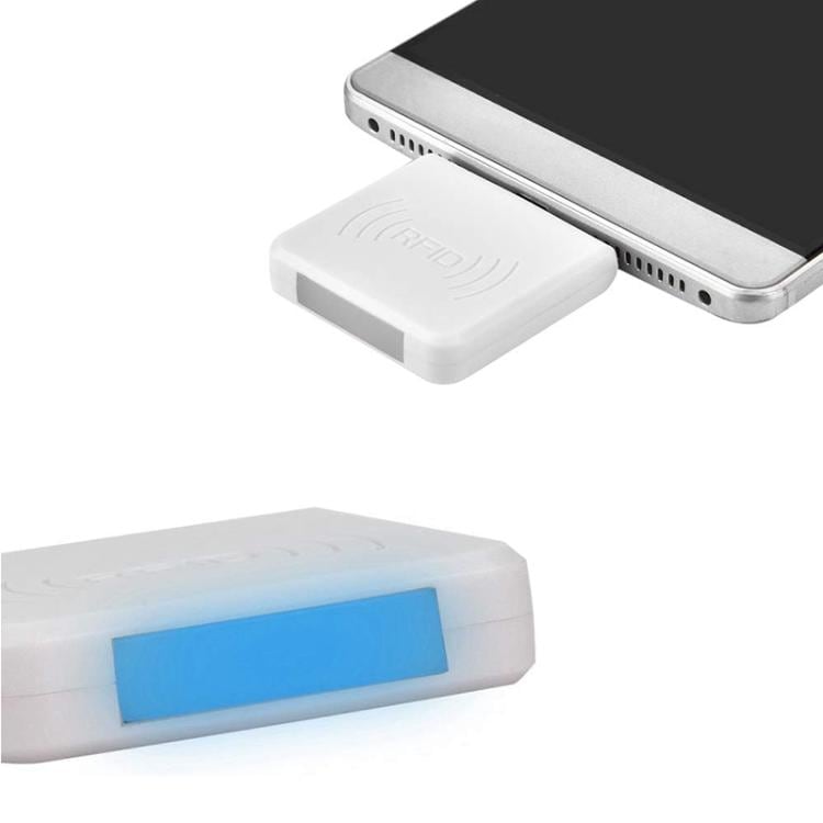RFID-læser 13,56 MHz / 14443A med MicroUSB-stik