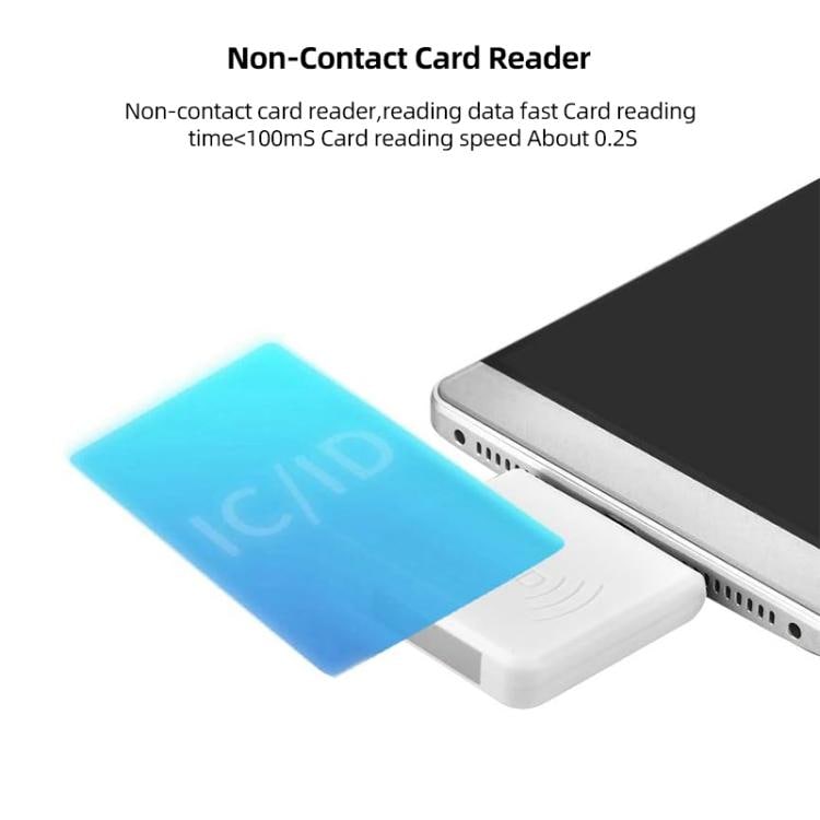 RFID-læser 13,56 MHz / 14443A med MicroUSB-stik
