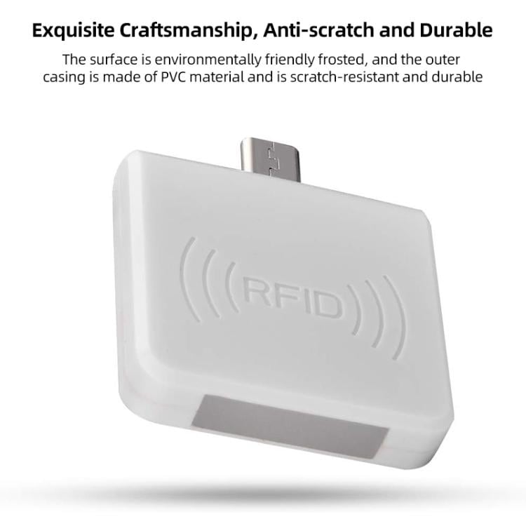 RFID-læser 13,56 MHz / 14443A med MicroUSB-stik