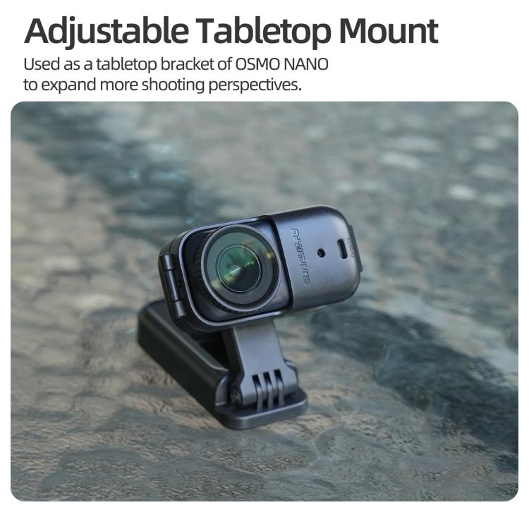 Magnetisk holder med 360 graders rotation til DJI Osmo Nano - Sort