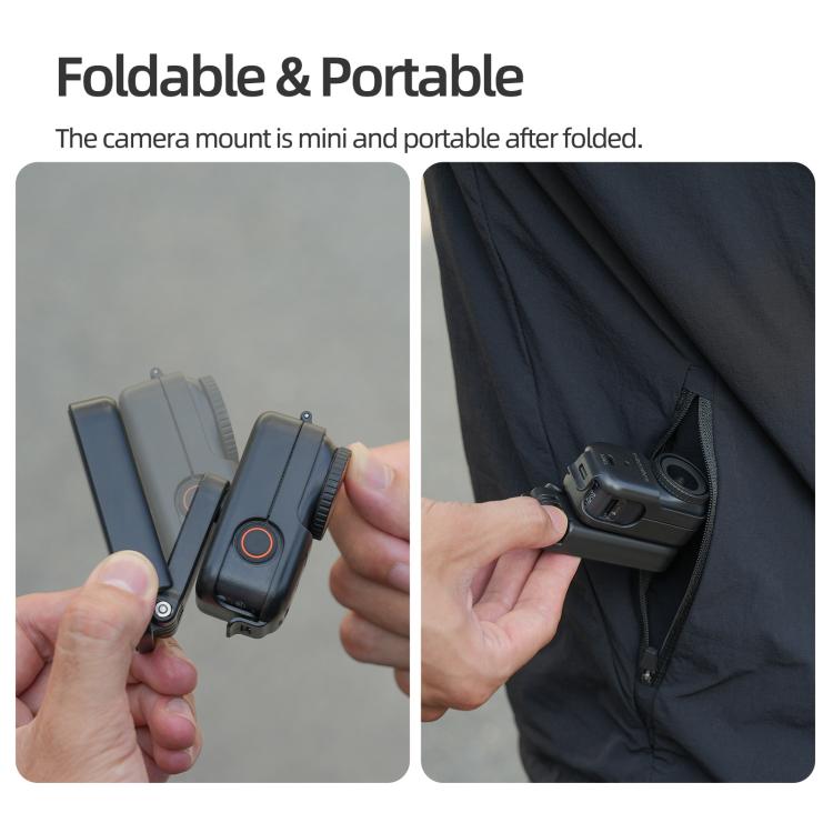 Magnetisk holder med 360 graders rotation til DJI Osmo Nano - Sort