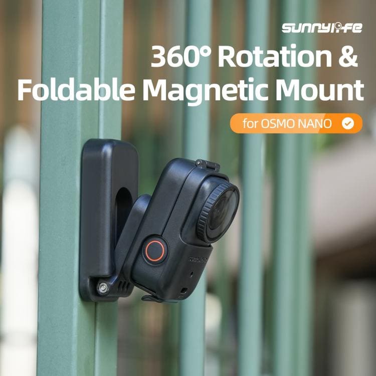 Magnetisk holder med 360 graders rotation til DJI Osmo Nano - Sort