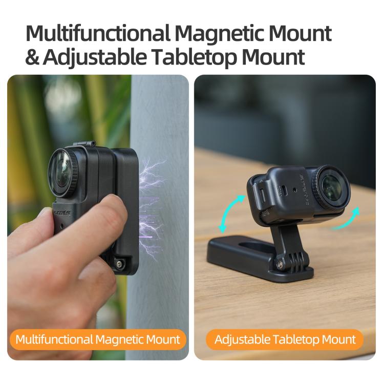 Magnetisk holder med 360 graders rotation til DJI Osmo Nano - Sort