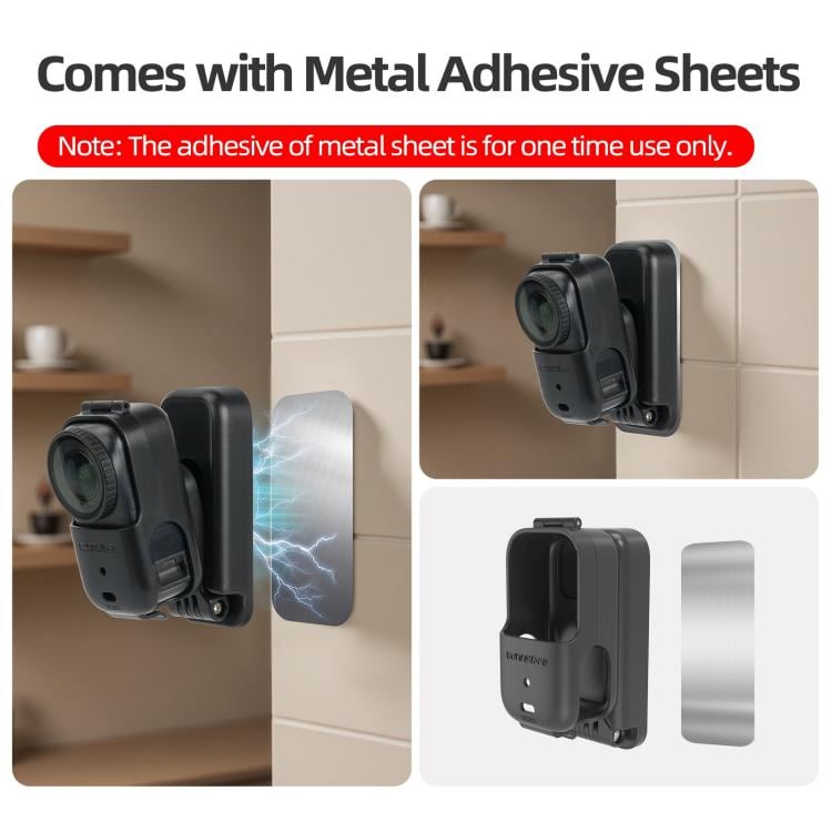 Magnetisk holder med 360 graders rotation til DJI Osmo Nano - Sort