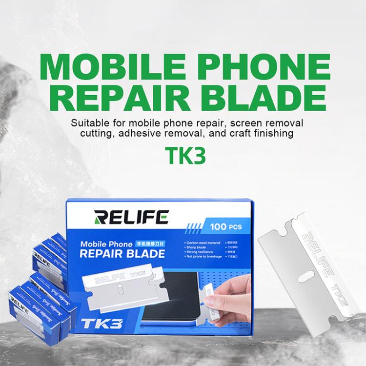 Ultratynde barberblade i kulstofstål til elektronikreparation - 100 stk