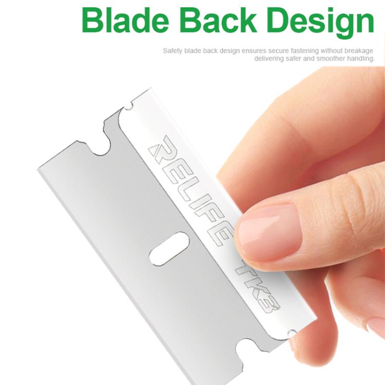 Ultratynde barberblade i kulstofstål til elektronikreparation - 100 stk