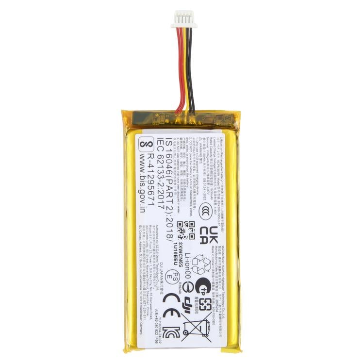 Batteri 1950 mAh til DJI mikrofon - BSX300 / BHX211 / DMR02 (BSX300-1950-3,87)