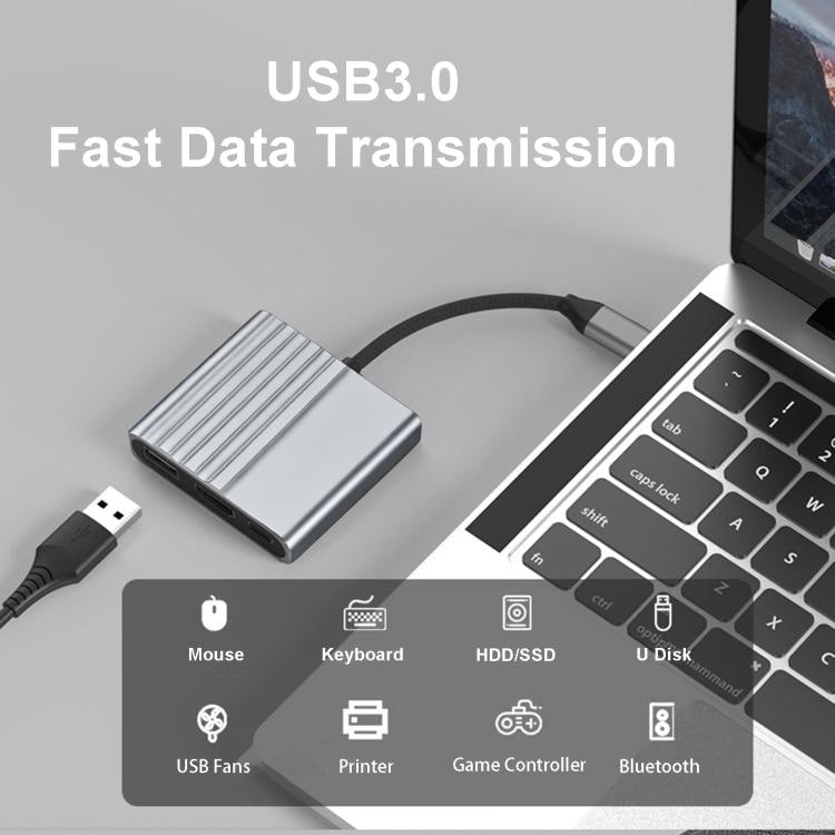 3-i-1 USB-C-adapter til opladning og billedoverførsel