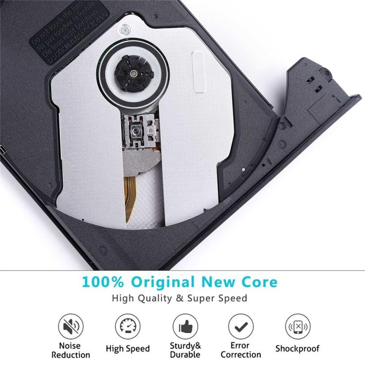 Ekstern dvd/cd-brænder med USB 3.0 og USB-C