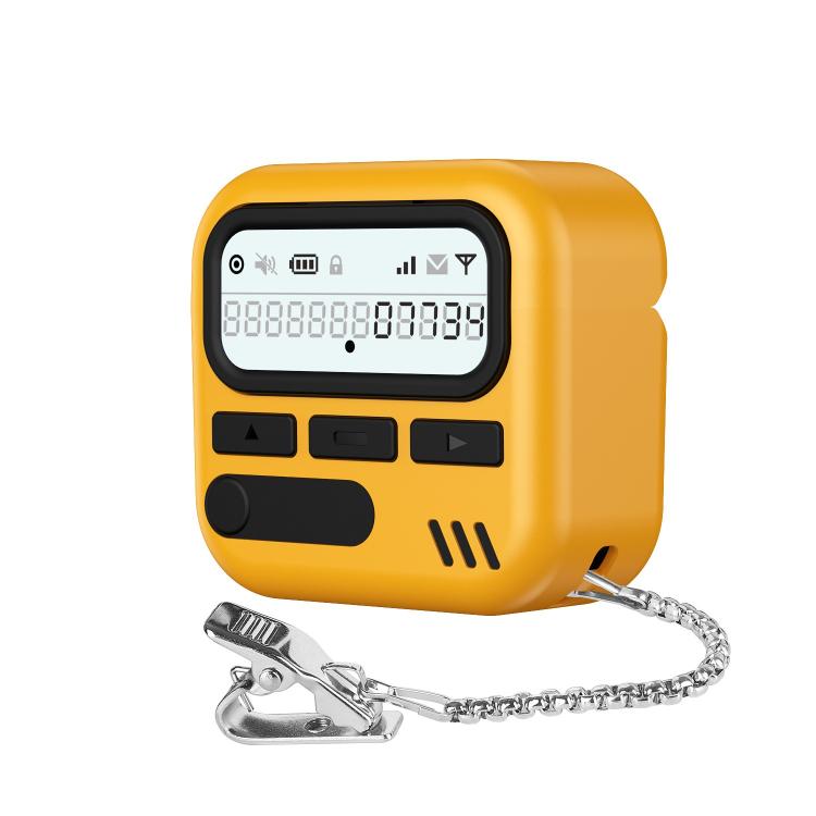 Retroinspireret AirPods 4-cover – Gul