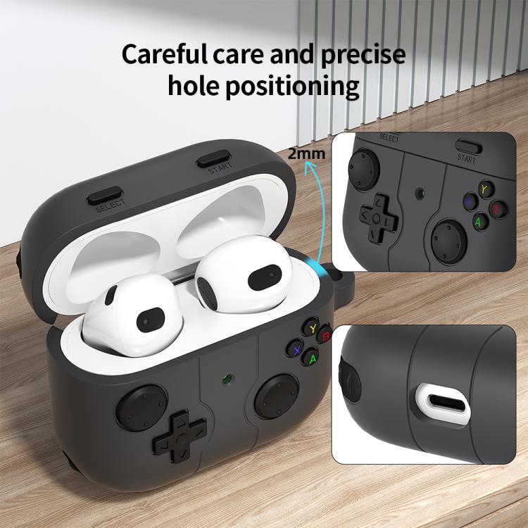 Silikoneetui i game controller-design til AirPods 3 - Pink