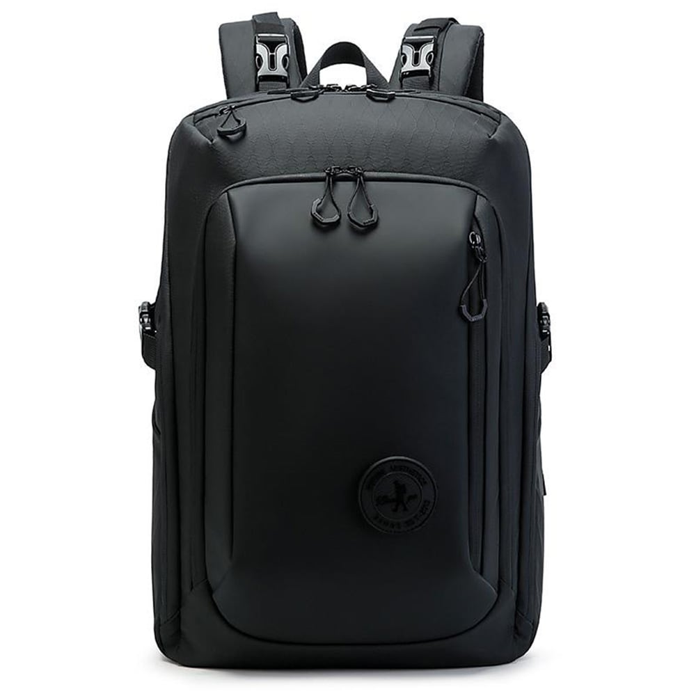 Vandafvisende rygsæk i svart med smart opbevaring 47x30x20cm - Svart