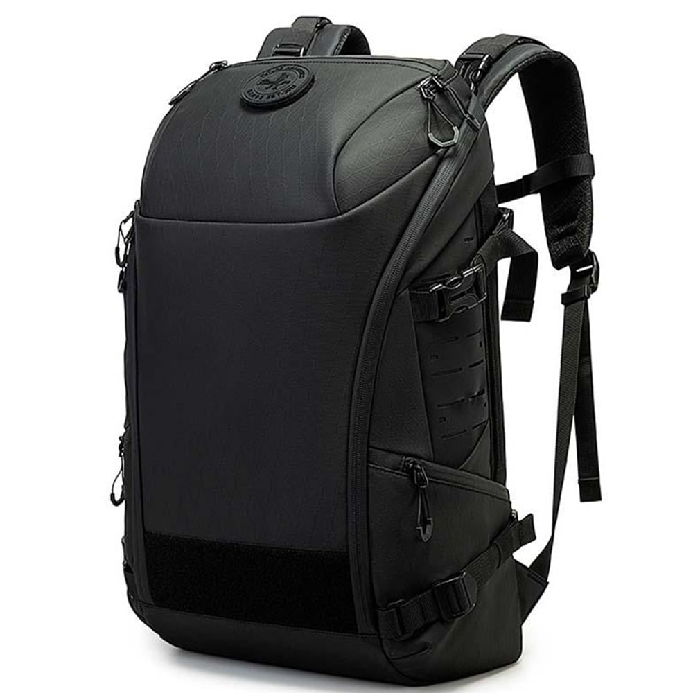 Rygsæk med forstærket beskyttelse og smart pakkesystem 52x32x20cm - Svart