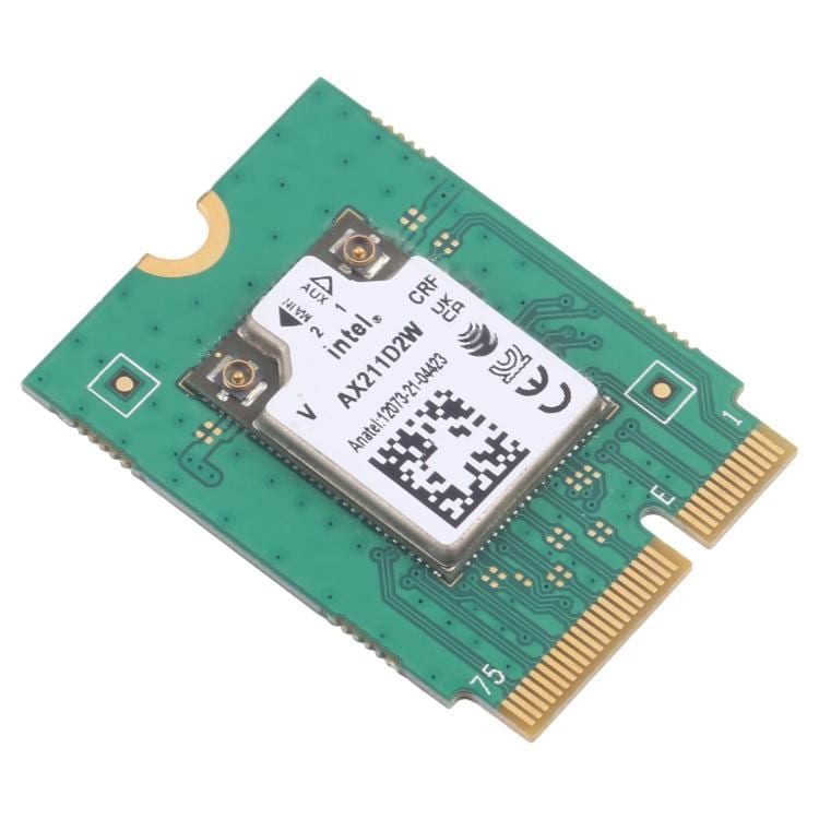 WiFi-modul 6E Intel AX211D2W M.2 Dual Band WiFi Bluetooth