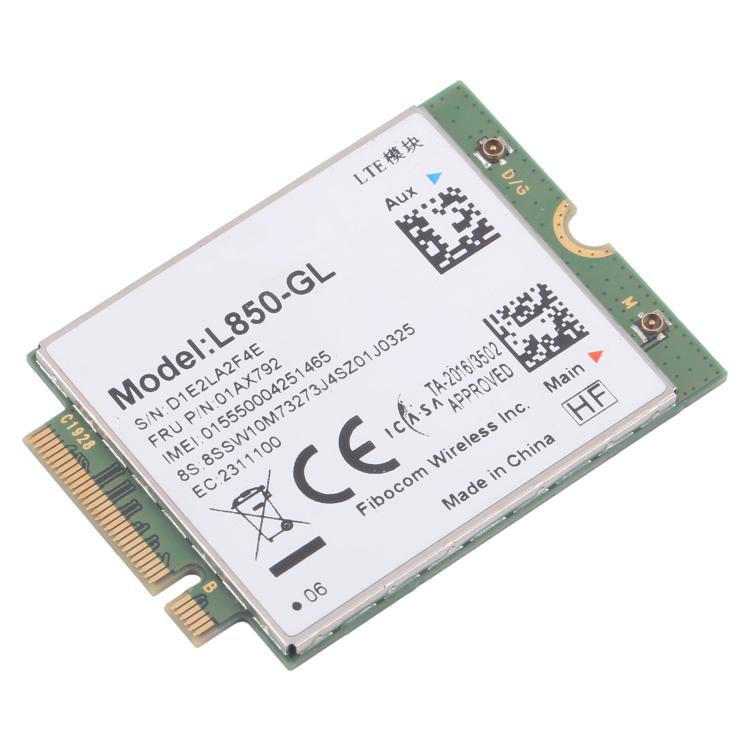 L850-GL 4G trådløst modul til Lenovo Thinkpad X380 X390 L480 T480 T580 T14 X1C