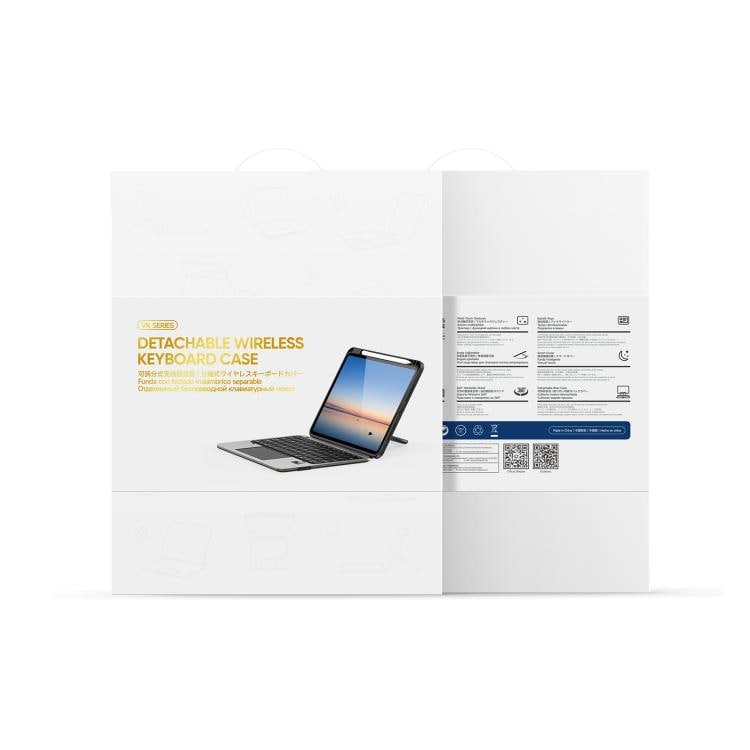 Aftageligt tastaturcover til iPad Pro 11 2024 – Sort