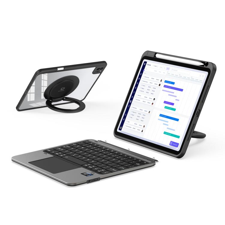 Aftageligt tastaturetui til iPad Pro 11 2020 / 2021 / 2022 - Svart