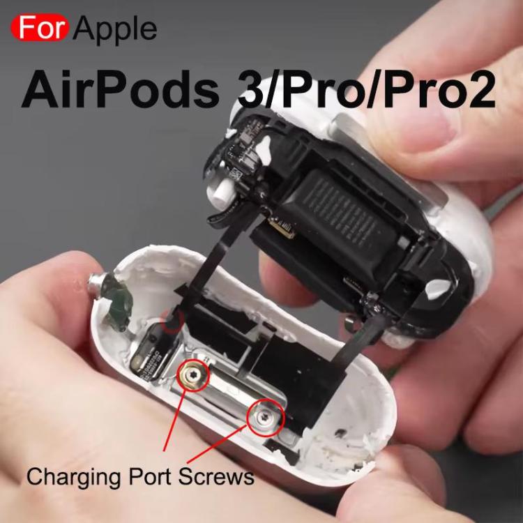 Skruer til opladningsport til AirPods 3 / Pro 2 / AirPods Pro 10-pak