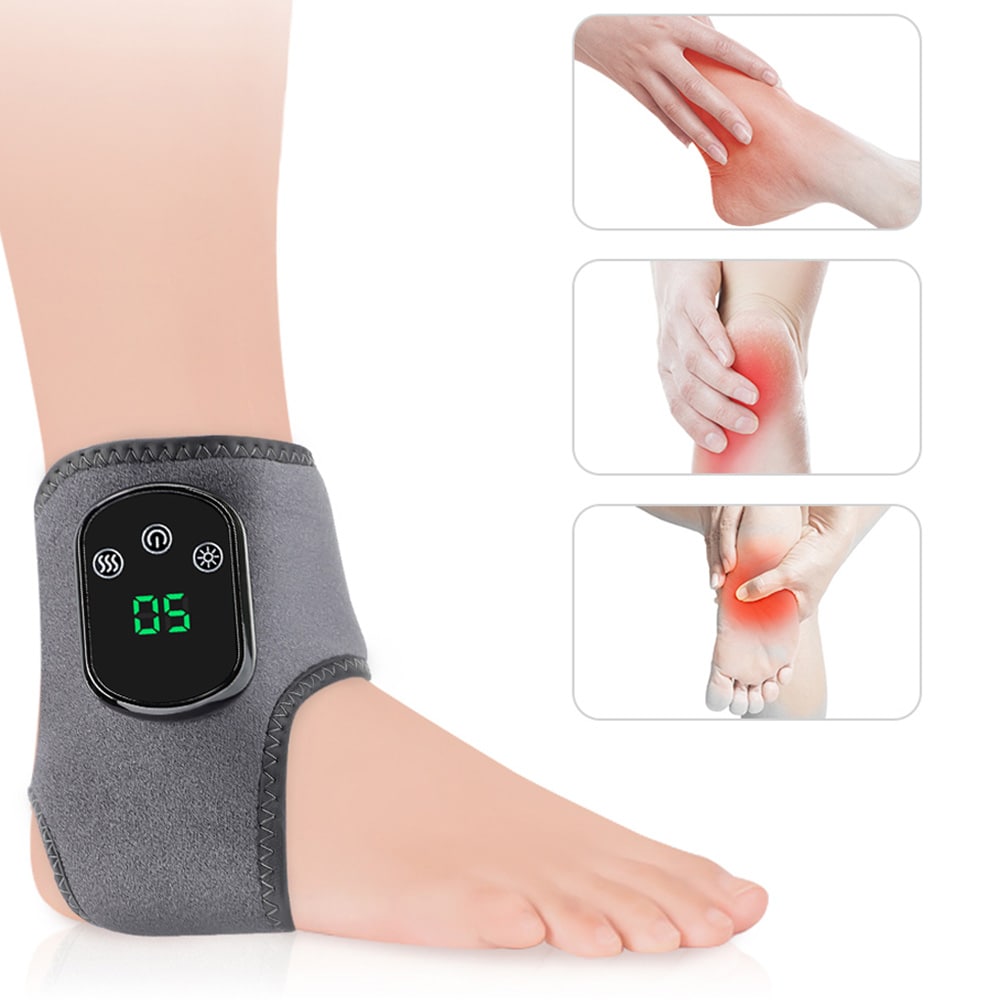 Fodmassageapparat med varme / Ankelmassage / Vibrationsterapi