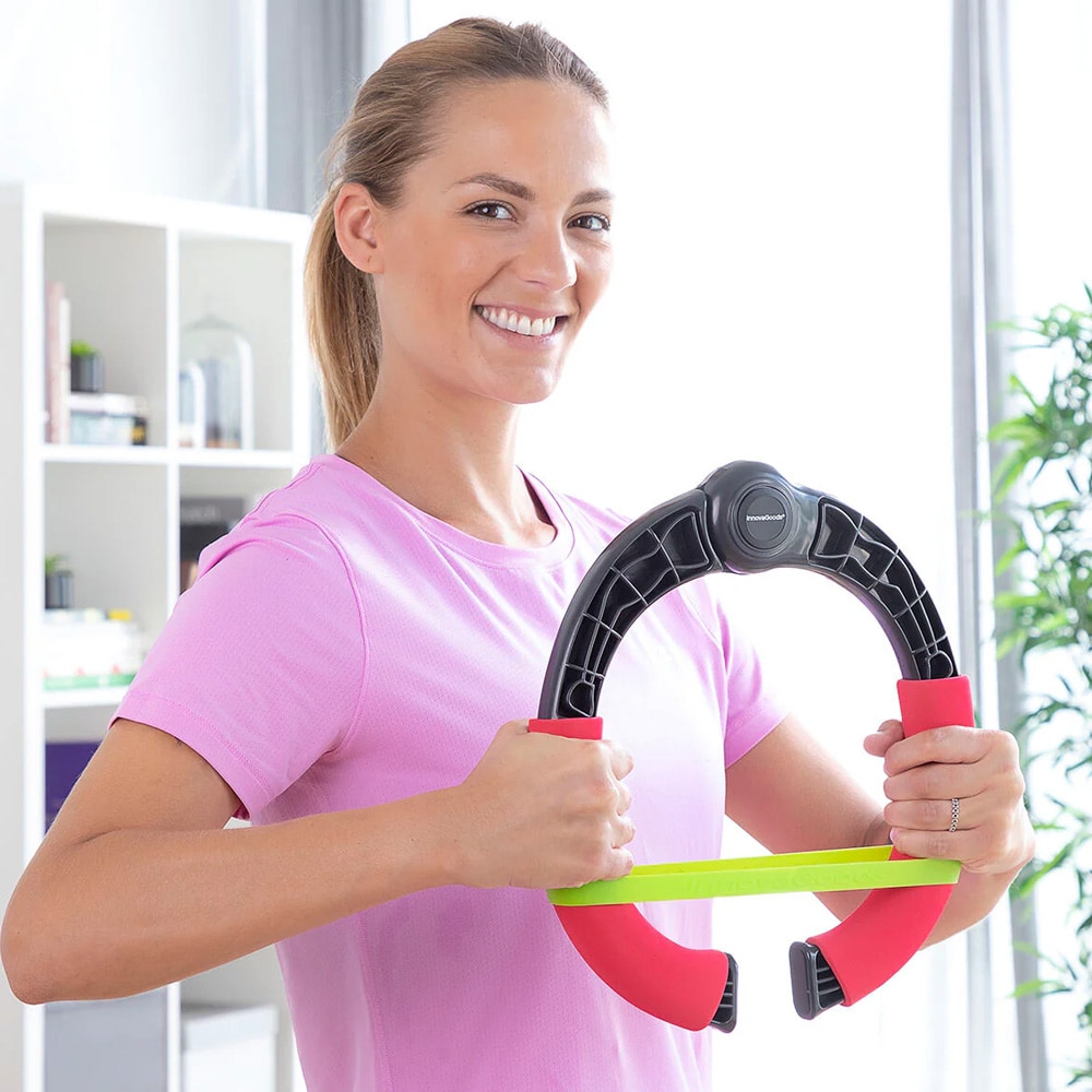 Justerbar armtræner med modstandsbånd til hjemmetræning