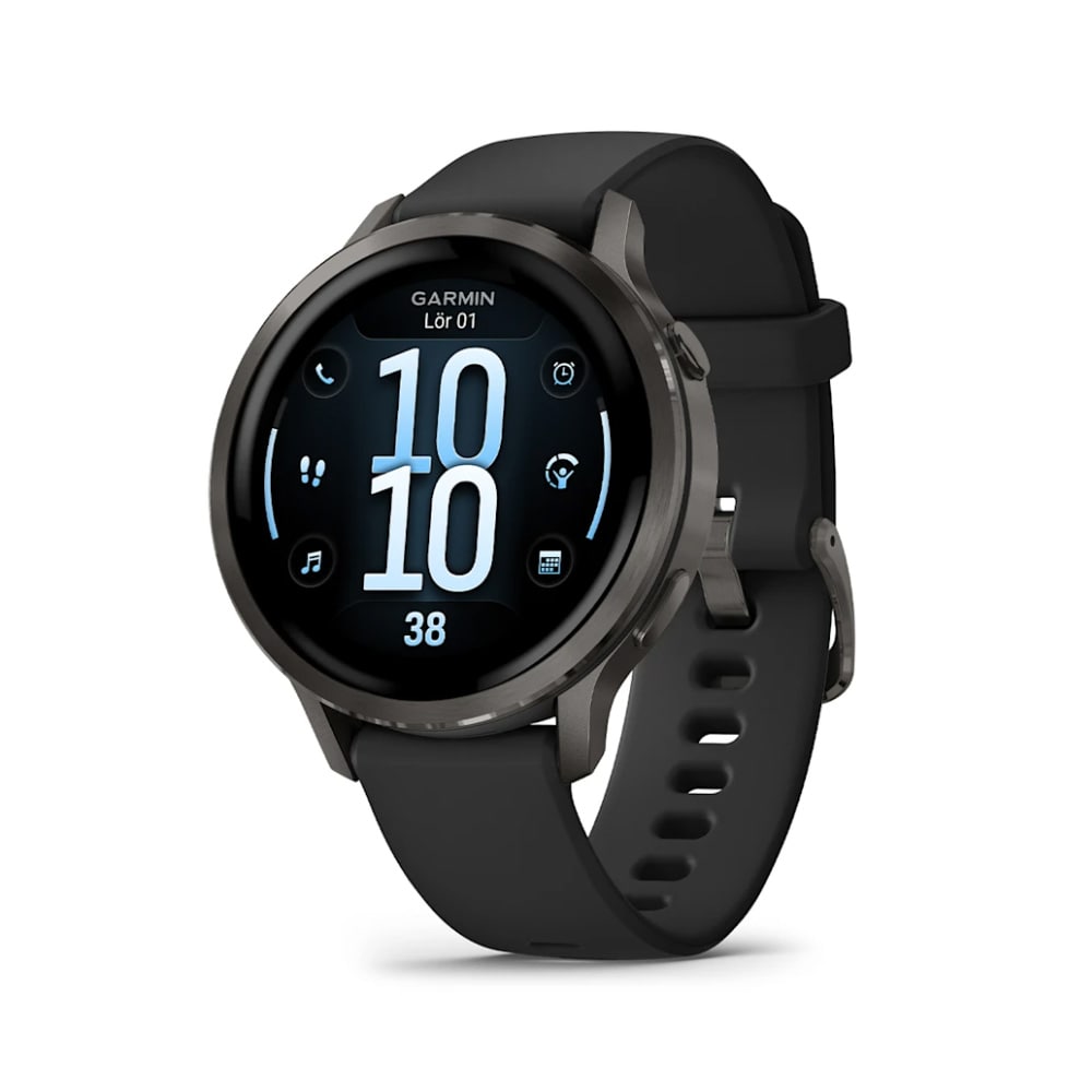 Garmin Venu 4 41mm med AMOLED-skærm, GPS og avanceret sundhedssporing - Sort