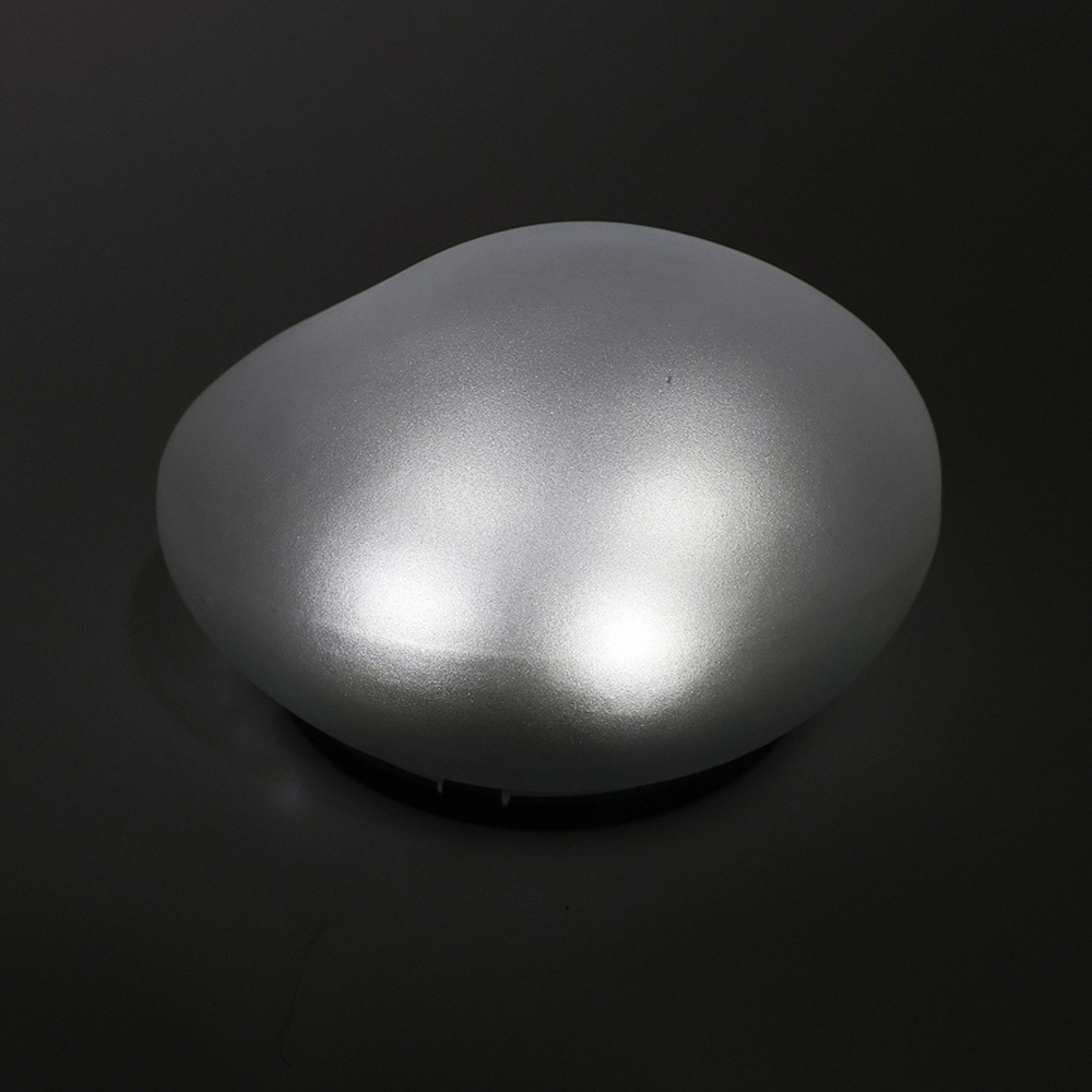 Solcellelampe sten kold hvid / havebelysning sol / dekorativ udendørs lampe IP65 / LED stenlampe