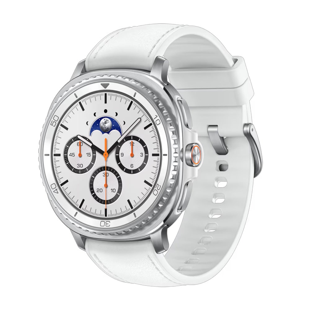 Samsung Galaxy Watch8 Classic LTE 46 mm - SM-L505FZWAEUE hvid