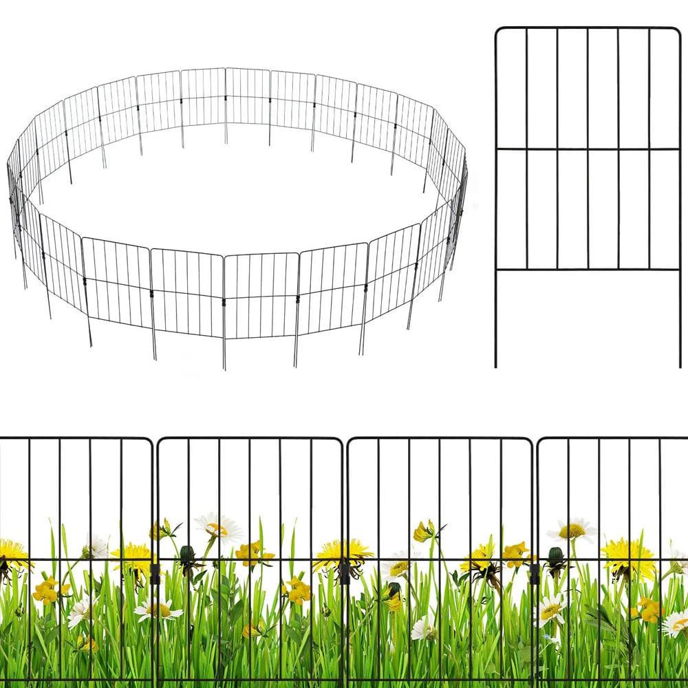 Haveopdeler i rustfrit stål med fleksibelt design - 25-pak