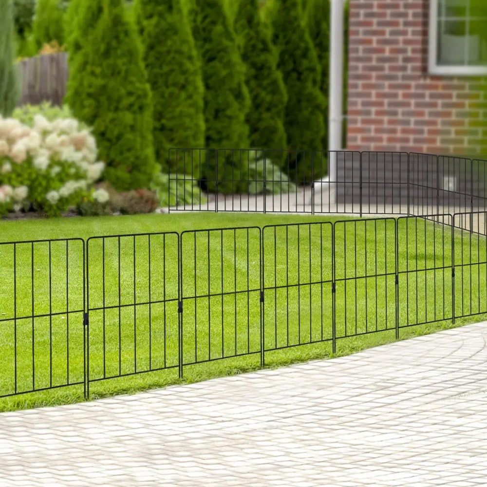 Haveopdeler i rustfrit stål med fleksibelt design - 25-pak