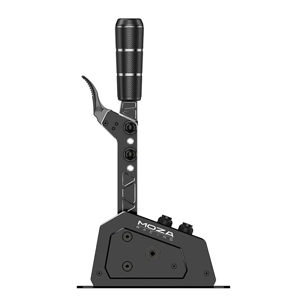 Moza Racing SGP Sekventiel gearkasse i metal med justerbar modstand og RGB-knapper til pc
