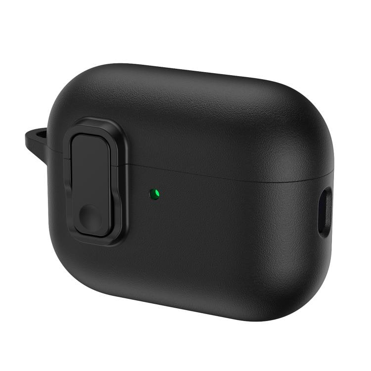Beskyttelsesetui i kunstlæder til AirPods Pro 3 - Svart