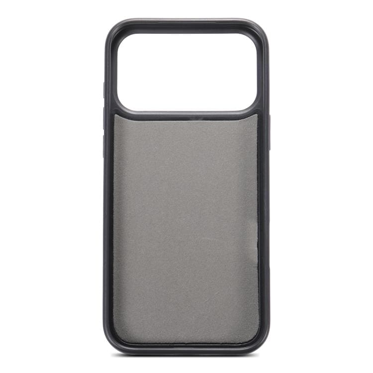 Bagcover i kunstlæder med kortholder til iPhone Air - Svart