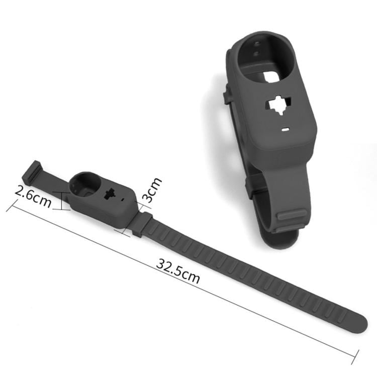 Armbånd med silikonebeskyttelse til DJI Osmo Nano - Svart