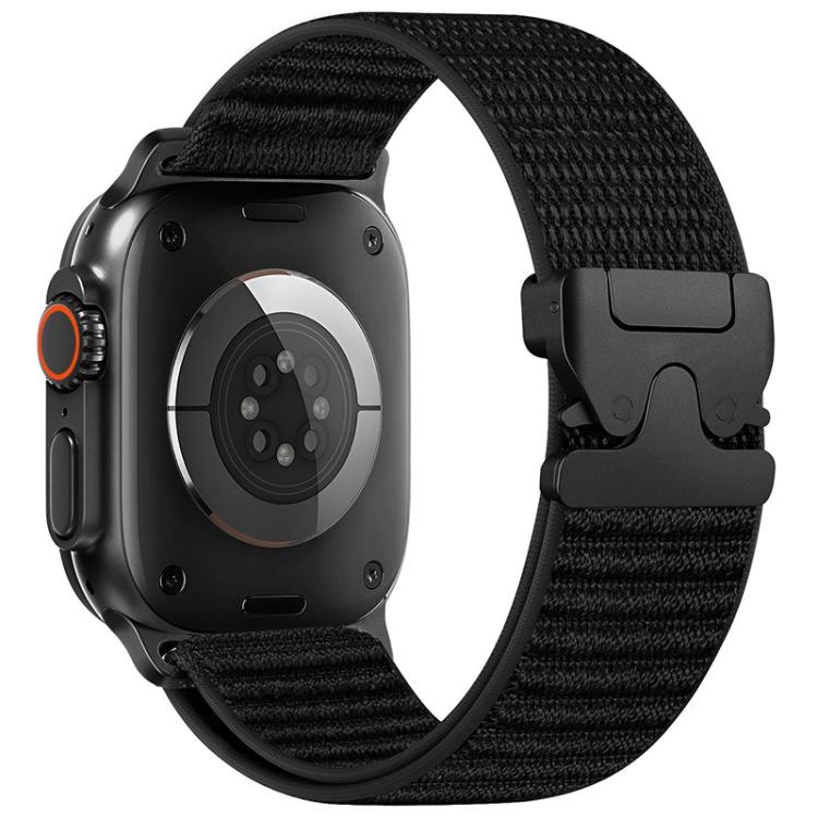 Nylonrem til Apple Watch 42mm / 41mm / 40mm / 38mm - Sort