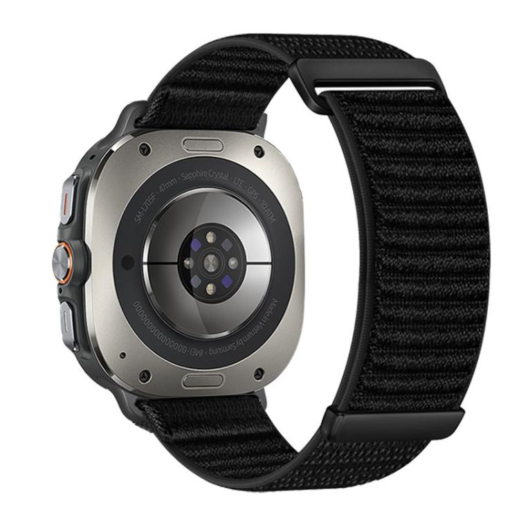 Nylonrem til Samsung Galaxy Watch Ultra 47mm / Ultra 2025 - Sort