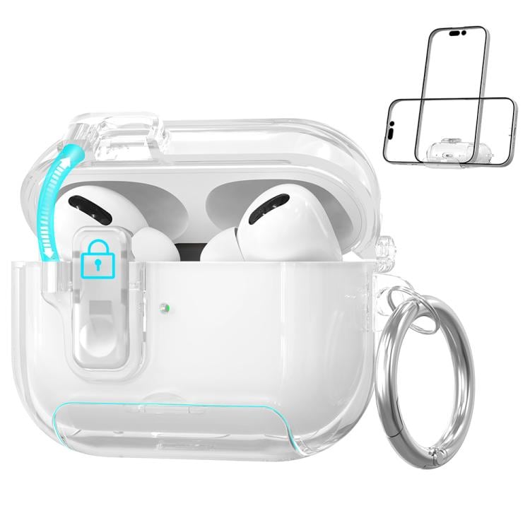 Etui med stativ til AirPods Pro 3 – Gennemsigtigt