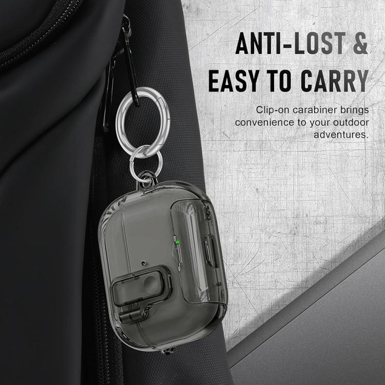 Etui med stativ til AirPods Pro 3 - Gennemsigtigt sort