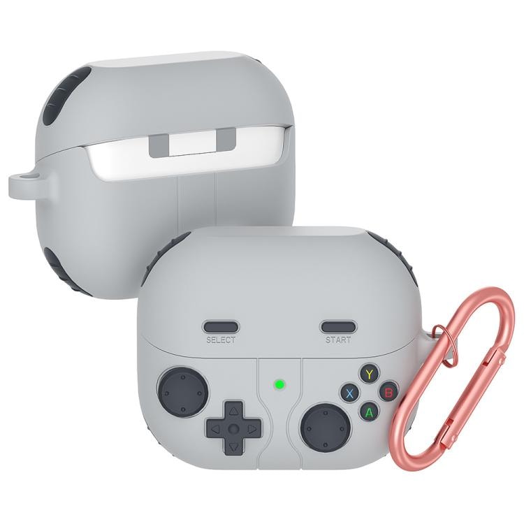 Beskyttelsesskal til Samsung Galaxy Buds 3 / 3 Pro / 3 FE i retrodesign Håndbetjening - Grå