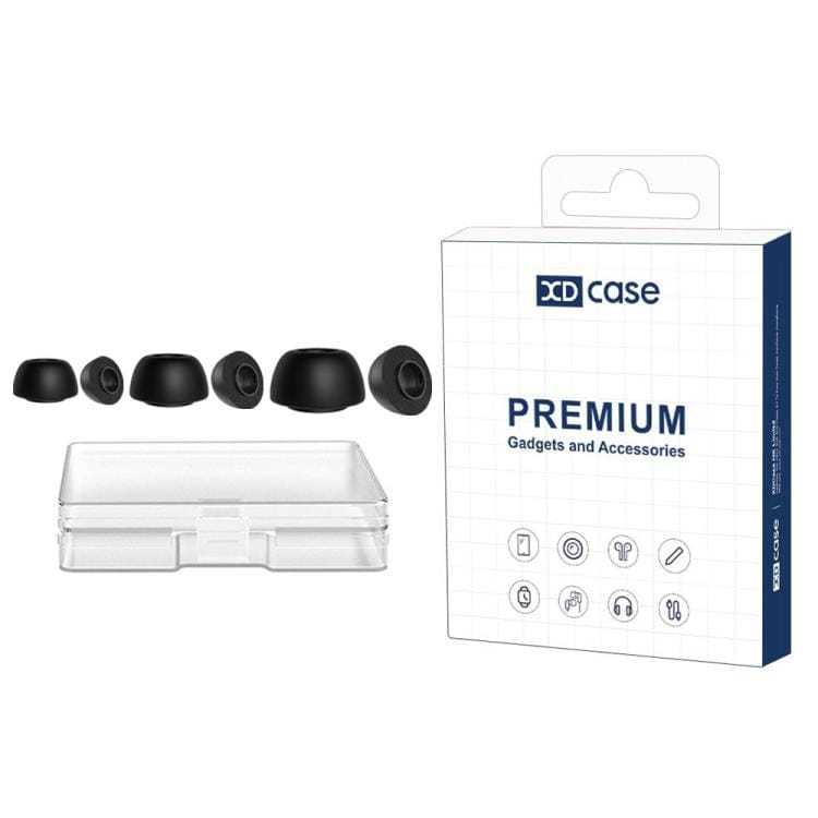 Hukommelsesskum-ørepuder til AirPods Pro 3 Størrelse: S/M/L - Svart