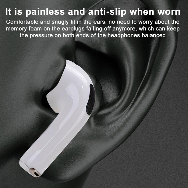Silikonepuder til AirPods Pro 3 størrelse XS/S/M/L - Hvid/Orange